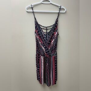Lily Morgan Blue, White & Red Romper